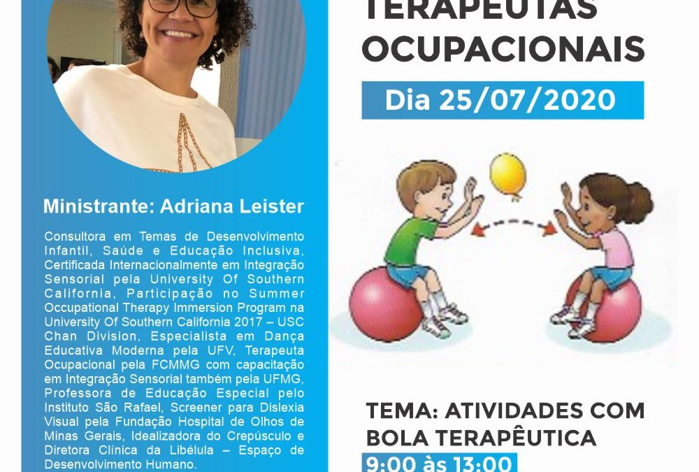 2º Mini-Curso On-line Atividades com a Bola Terapêutica